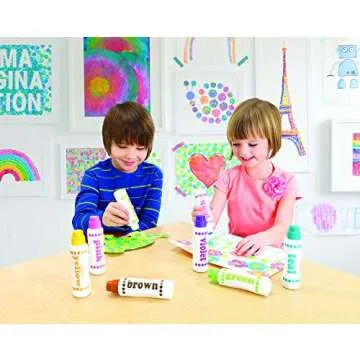 Do A Dot Art! Marker Mini Dots & Doodles Island Bright Colors Markers 6 Pack, The Original Dot Marke...