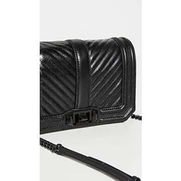 Discover the Rebecca Minkoff Chevron Love Crossbody Bag