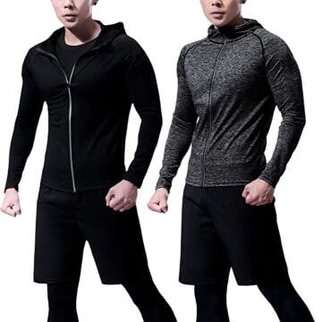 Men's Lightweight Hoodie - Stylish Comfort for All
