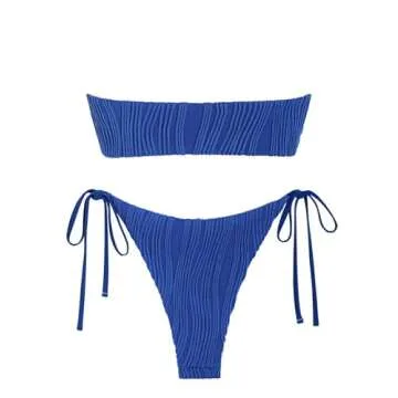 Stylish ZAFUL Women's Bandeau Bikini Set for Hot Summer