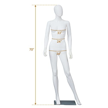 Buy 6 FT Female Mannequin Dress Form Display Online