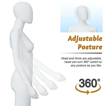 Buy 6 FT Female Mannequin Dress Form Display Online