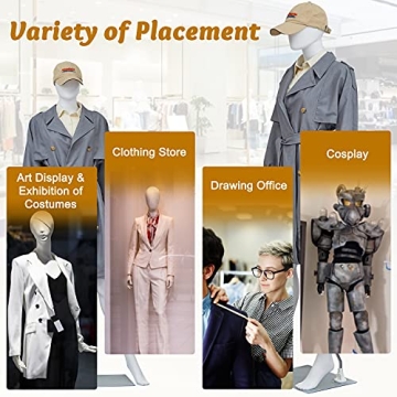Buy 6 FT Female Mannequin Dress Form Display Online