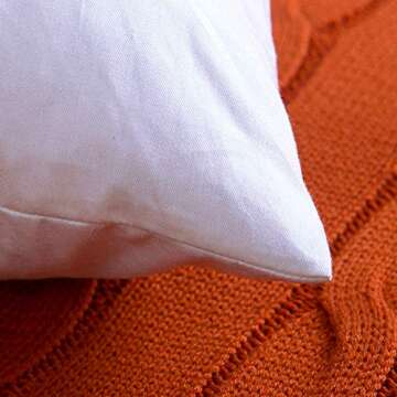 Two Pillow Inserts, 20 X 20 Inch, Down and Feather Throw Pillow Insert, The Fabric is Cotton, Decorative Throw Pillows Insert. These Products are Only Sold by DOWNIGHT and Fulfilled by Amazon.