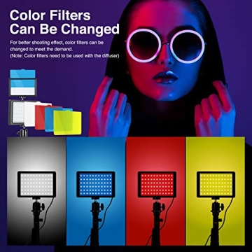 Neewer Dimmable 5600K USB LED Light Set for Creators