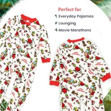 Dr. Seuss The Grinch Holiday Sleeping Pajamas for Toddlers