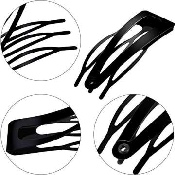 Chinco Double Grip Hair Clips 24 Pcs for All Hair Types