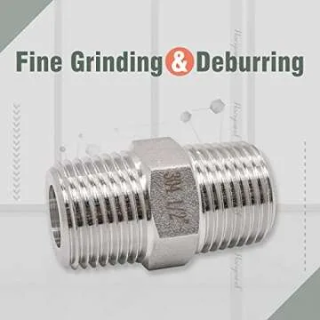 Horiznext Stainless Steel NPT Fitting for Plumbing Needs