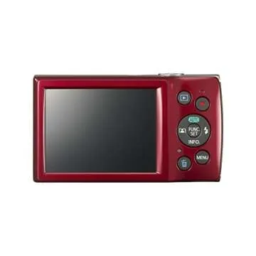 Canon PowerShot ELPH 180 Digital Camera w/Image Stabilization and Smart AUTO Mode (Red) (Renewed)