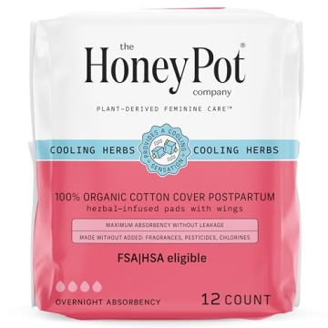 Honey Pot Herbal Postpartum Pads - Organic & Soothing