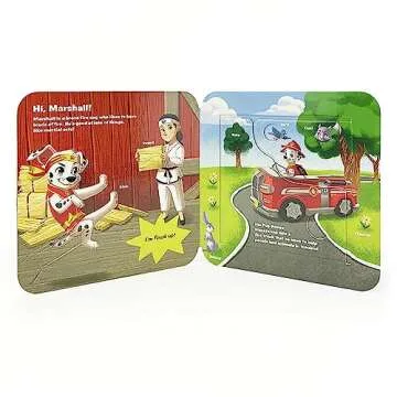 Peek-a-Flap Paw Patrol Go, Pups, Go! A Children’s Lift-a-Flap Board Book for Little Paw Patrol Lovers; Chase and Friends Interactive Adventure