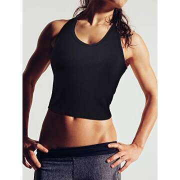Boao 4 Basic Crop Tank Tops - Stylish & Comfortable