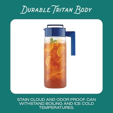 Takeya Airtight Pitcher for Hot and Cold Beverages 2 qt