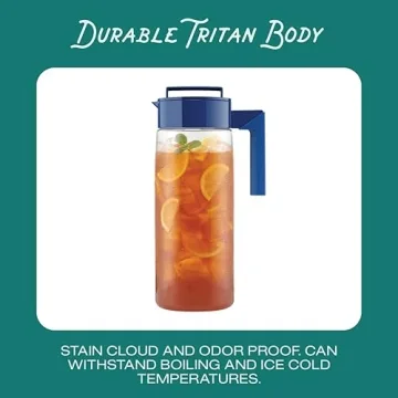 Takeya Airtight Pitcher for Hot and Cold Beverages 2 qt