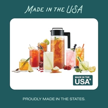 Takeya Airtight Pitcher for Hot and Cold Beverages 2 qt