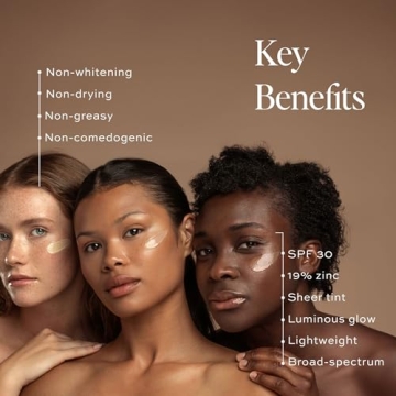 DIME Beauty Tinted Glow Wonderscreen SPF 30 Mineral Sunscreen