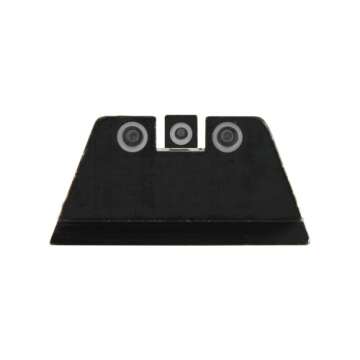 MEPRO Tru-Dot Sup Height tritium Night Sights Compatible with Glock 17 19 22-25 28 31-35 37 38 40 Yellow tritium Rear dots Glow on Sight self Illuminated Meprolight Metal Sights