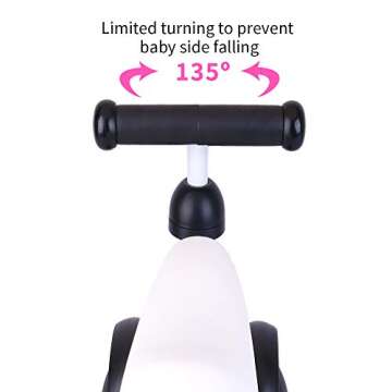 Baby Balance Bike for 1-2 Year Kids - Fun and Safe Ride