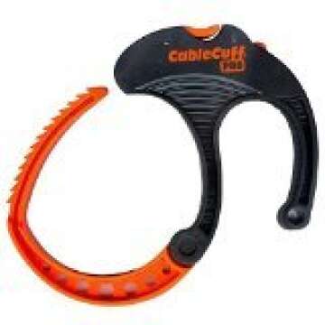 Cable Cuff PRO Small Single Adjustable, Reusable, Cable Tie Replacement for Extension Cords or Elect...