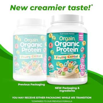 Orgain Fruity Cereal Protein - 21g Plant-Based Power