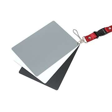 Premium White Balance Cards for Accurate Color Capture