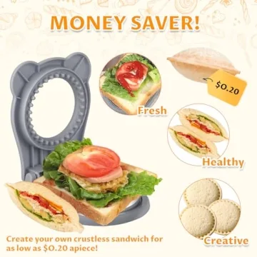 CHICHAUS Uncrustable Sandwich Maker for Kids & Families