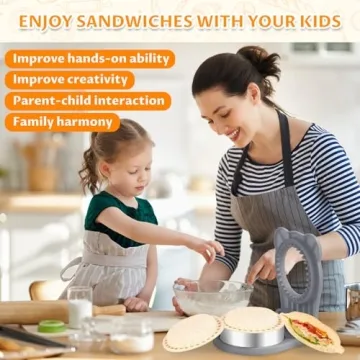 CHICHAUS Uncrustable Sandwich Maker for Kids & Families