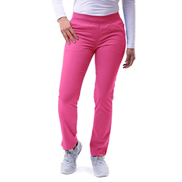 Adar Uniforms Pro Scrubs - Skinny Leg Yoga Pants for Women - Fruit Punch P7102P