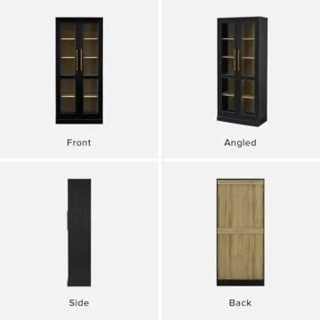 Mopio Blake Tall Display Cabinet for Modern Storage Solutions