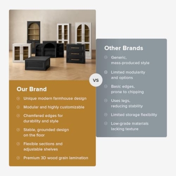 Mopio Blake Tall Display Cabinet for Modern Storage Solutions