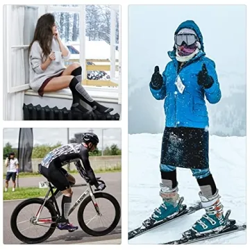 Merino Wool Thermal Ski Socks - 3 Pairs for Winter