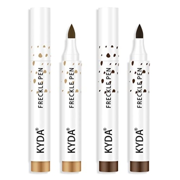 KYDA 2 Colors Freckle Pen Natural Lifelike Makeup for Sun-kissed Skin