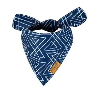 Premium Remy+Roo Dog Bandanas - 4 Pack Adjustable Fit