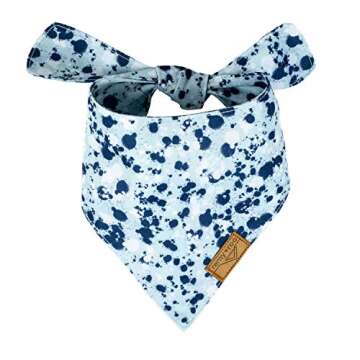 Remy+Roo Dog Bandanas - 4 Pack | Classic Set | Premium Durable Fabric | Patented Shape | Adjustable Fit | Multiple Sizes Offered (Large)