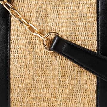 Orla Boxy Straw Crossbody by The Drop - Stylish Summer Bag