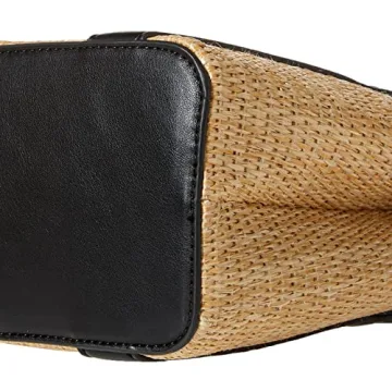 Orla Boxy Straw Crossbody by The Drop - Stylish Summer Bag