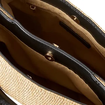 Orla Boxy Straw Crossbody by The Drop - Stylish Summer Bag