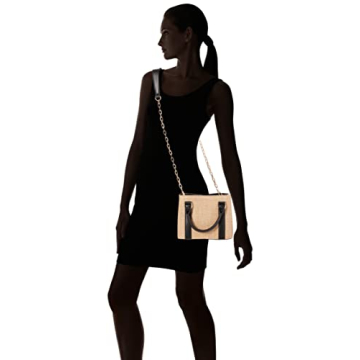 Orla Boxy Straw Crossbody by The Drop - Stylish Summer Bag