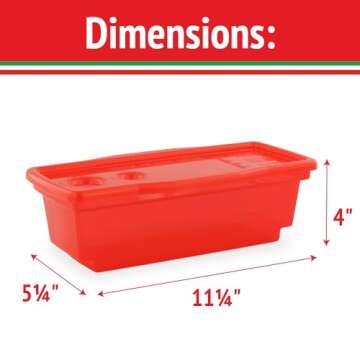 Microwave Pasta Cooker, Uncoated- The Original Fasta Pasta (Red)- Quickly Cooks up to 4 Servings- No Mess, Sticking or Waiting For Boil- Perfect Al Dente Pasta Every Time- For Dorms, Small Kitchens, or Offices