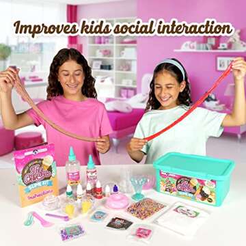 Original Stationery Sweet Sprinkles Ice Cream Slime Kit for Girls, Create Sundaes, Donuts and Cupcake Slimes, DIY Easter Craft Kit, Ideal Slime Ice Cream Maker for Kids Gift for Birthdays, Ages 8-12