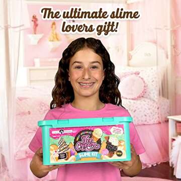 Original Stationery Sweet Sprinkles Ice Cream Slime Kit for Girls, Create Sundaes, Donuts and Cupcake Slimes, DIY Easter Craft Kit, Ideal Slime Ice Cream Maker for Kids Gift for Birthdays, Ages 8-12