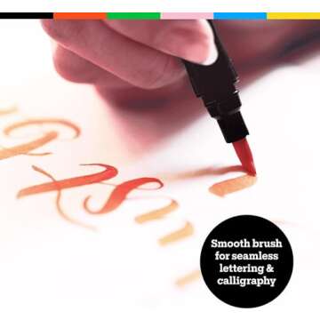 Art-n-Fly Dual Tip Brush Pens Set for Creative Expression