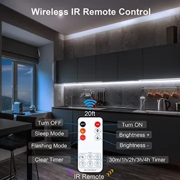 Maylit Ultra Thin Under Cabinet Lights - Versatile & Bright