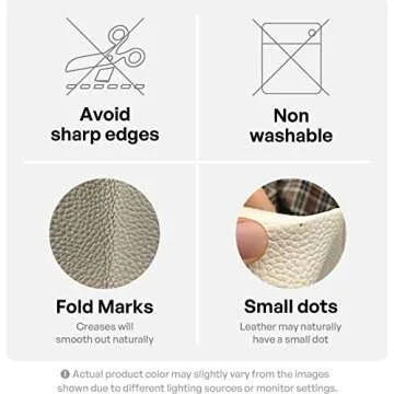 Carrotez Tissue Box Cover, [Refined] Modern PU Leather Rectangular Tissue Box Holder - Decorative Holder/Organizer for Bathroom Vanity Countertop, Night Stands, Office Desk 9.5"X5"X5" - White