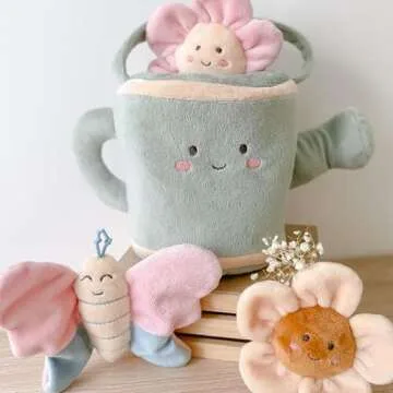 MON AMI Spring Watering Can Play Set with Rattles for Kids