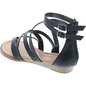 Blowfish Malibu Women's Bungalow Sandal, black, 7.5 Medium US