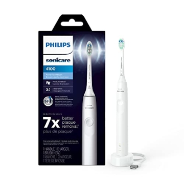 Philips Sonicare 4100 Electric Toothbrush - Superior Cleaning Power
