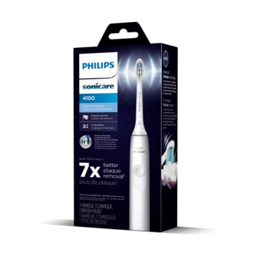 Philips Sonicare 4100 Electric Toothbrush - Superior Cleaning Power