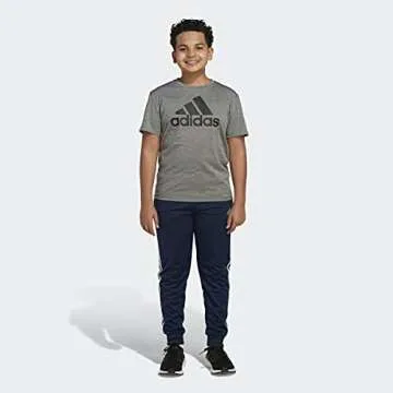 adidas Boys' Big Iconic Tricot Jogger Pants for Active Youth