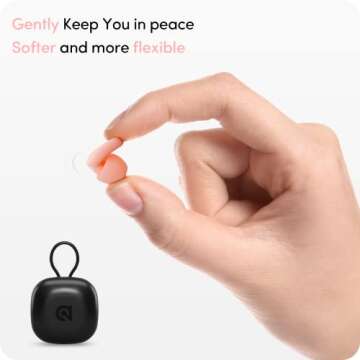 Audree Soft Ear Plugs for Noise Reduction, Reusable Flexible Earplugs for Sleep, Travelling, Focus, ...